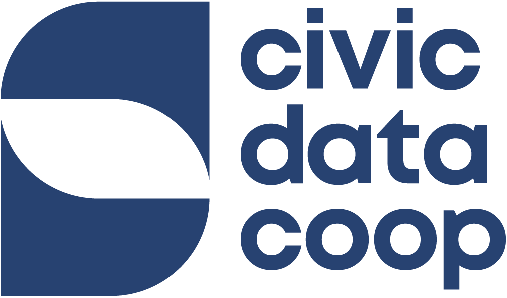Civic Data Coop blue logo